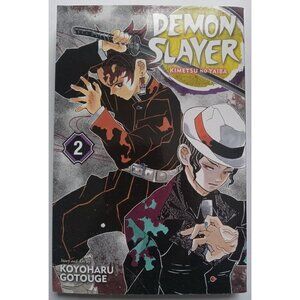 Demon Slayer: Kimetsu no Yaiba Vol. 2 Manga Comic Book by Koyoharu Gotouge (VG+)